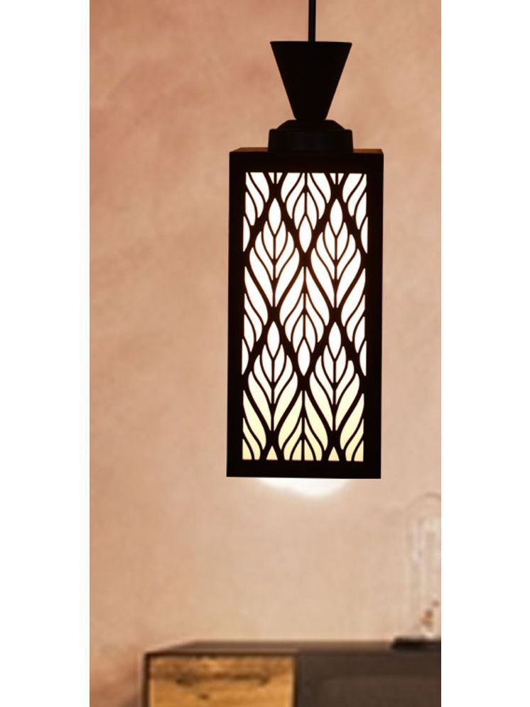     			Somil Wood Pendant Black - Pack of 1