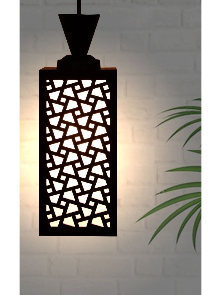     			Somil Wood Pendant Black - Pack of 1