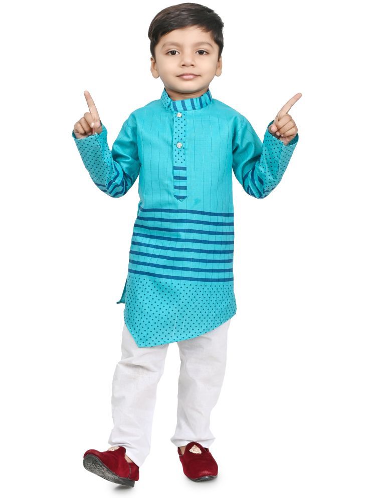     			BACCHA GANGSky BlueCotton BlendPack of 1