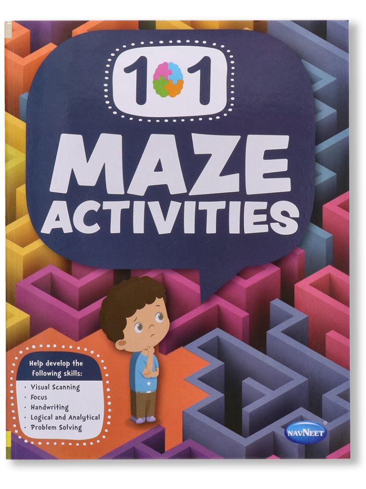     			Navneet 101 Maze Activities: Puzzles For Beginners, Highlights Pictures, Wordplay, Mazes Activity Children Book