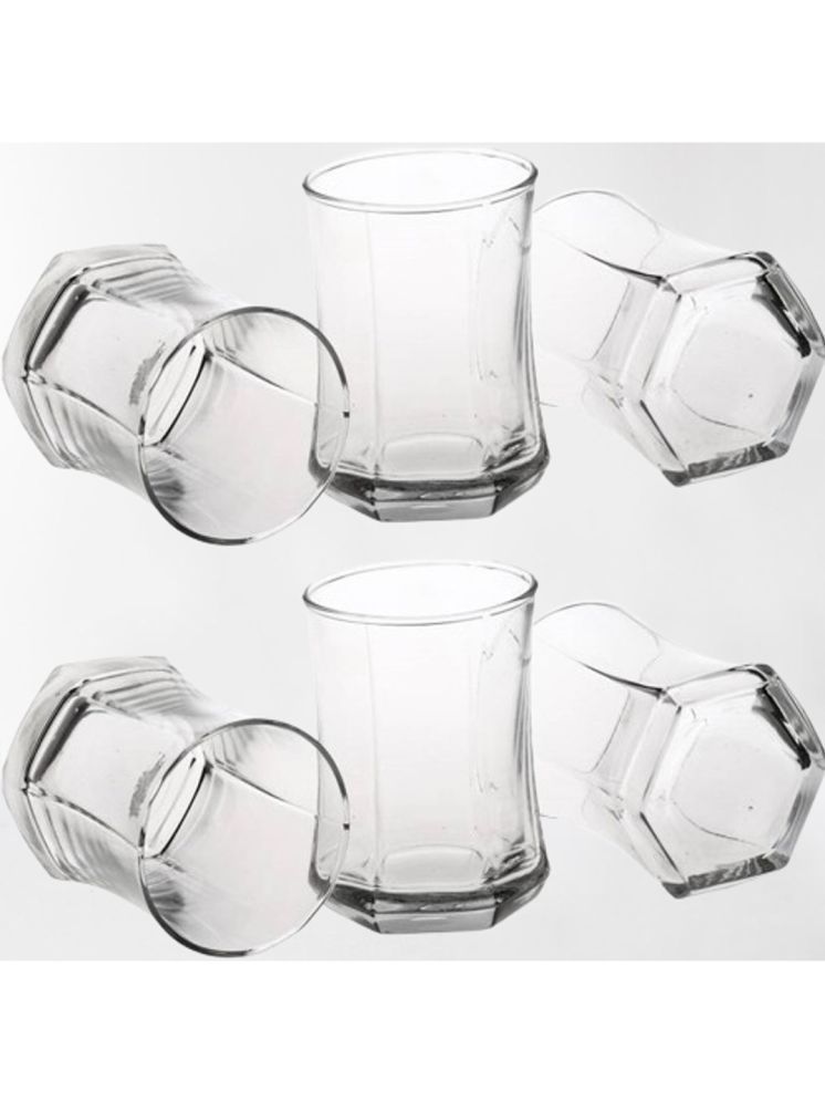     			Somil Party Glass/Beer Mug Glass Plain Water Glass 350 ml ( Pack of 6 ) Transparent