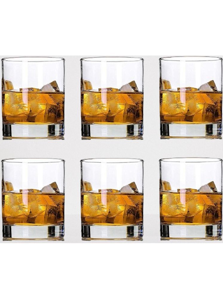     			Somil Party Glass/Beer Mug Glass Plain Water Glass 350 ml ( Pack of 6 ) Transparent