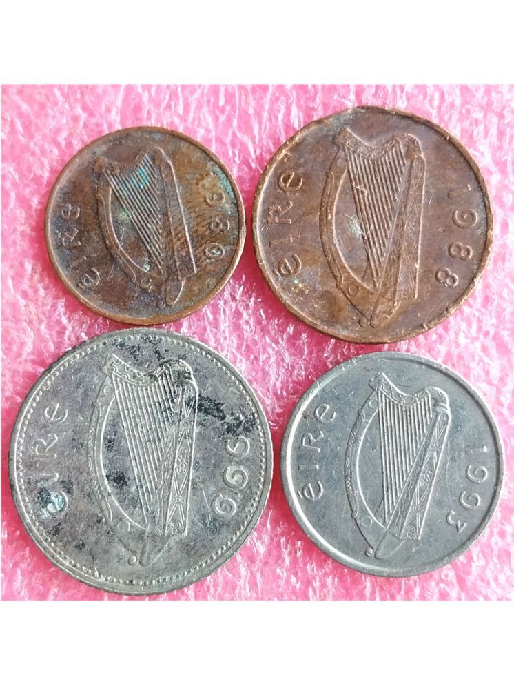     			IRELAND 4 DIFF COINS SET