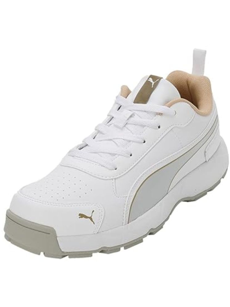     			Puma Cricket Classicat White Cricket Shoes