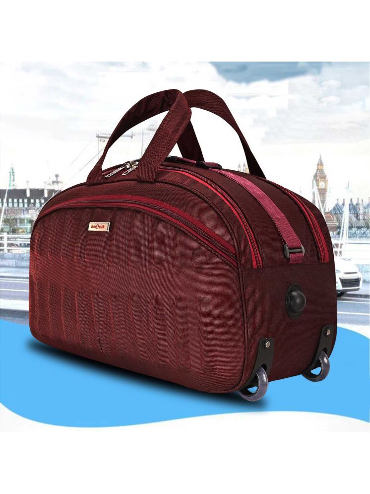     			Red vick 20 Ltrs Maroon Fabric Duffle Trolley