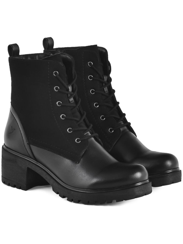     			Yoho Black Women's Ankle Length Boots