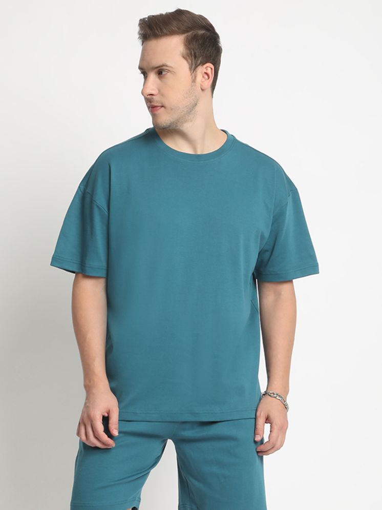     			Bene Kleed Men Drop-Shoulder Sleeves Oversized Pure Cotton T-shirt