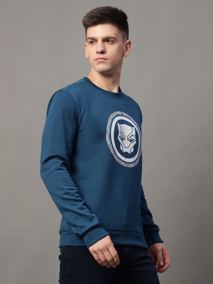     			GET GOLF Fleece Round Neck Men's Sweatshirt - Navy ( Pack of 1 )