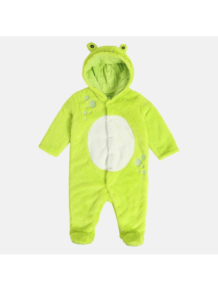     			MINI KLUB Pack of 1 Unisex for Baby Polyester Sleepsuits ( Green )