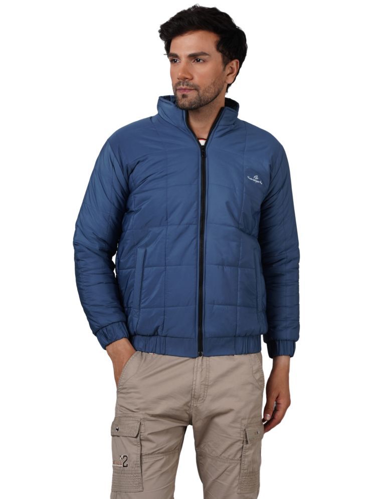     			NUEVOSPORTA Polyester Men's Puffer Jacket - Light Blue ( Pack of 1 )