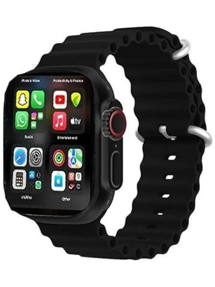     			OCEAN THREEZ T800 BLACK Black Smart Watch