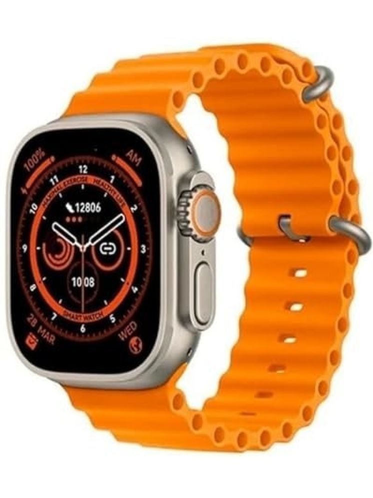     			OCEAN THREEZ T800 Orange Orange Smart Watch