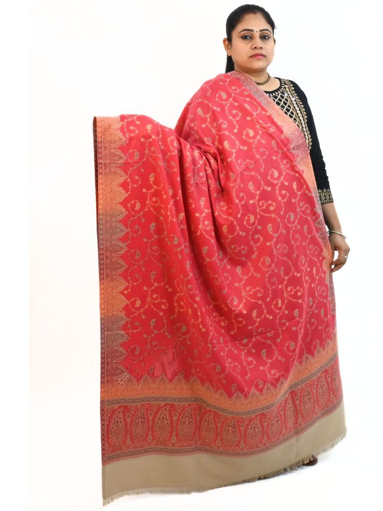     			Sprha Pink Printed Shawl - ( Pack of 1 )