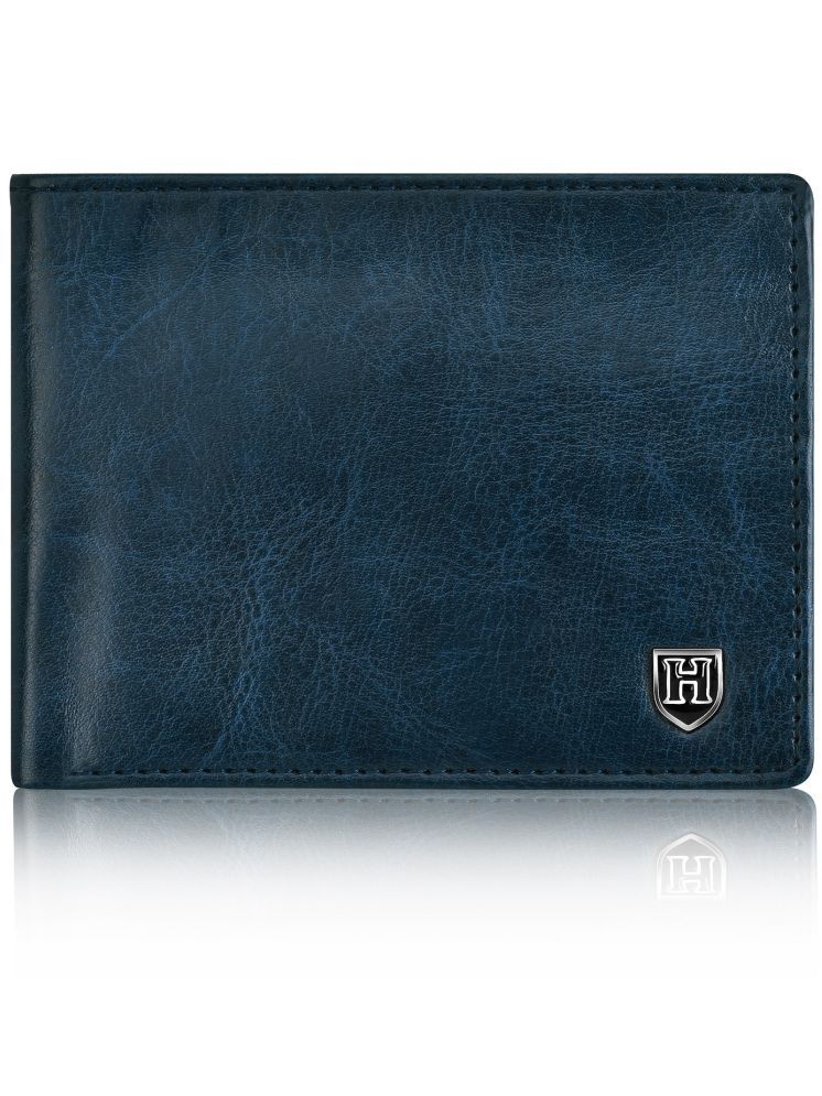     			howdy Blue Faux Leather Men's Regular Wallet ( Pack of 1 )