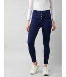 Miss Chase - Navy Blue Cotton Women's Jeans ( Pack of 1 )