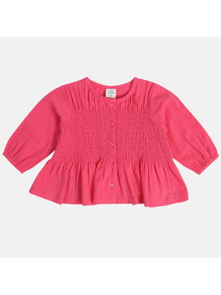     			MINI KLUB Pack of 1 Baby Girls Cotton Top ( Red )