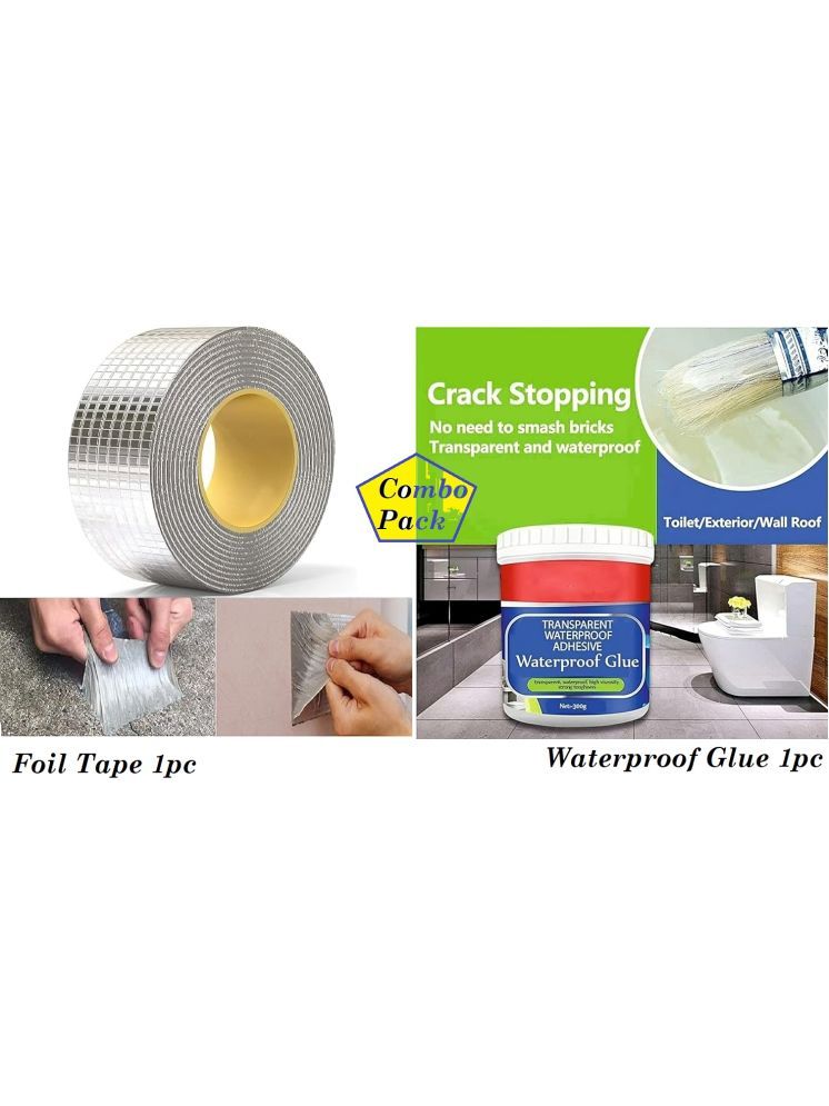     			1 pc Waterproof glue & 1 pc Foil Tape