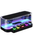 Life Like RGB Transparent 10 W Bluetooth Speaker Bluetooth v5.0 with USB,SD card Slot,Call function Playback Time 5 hrs Black