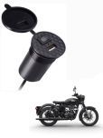 Royal EnfieldClassic 350 Black USB  Bike Charger