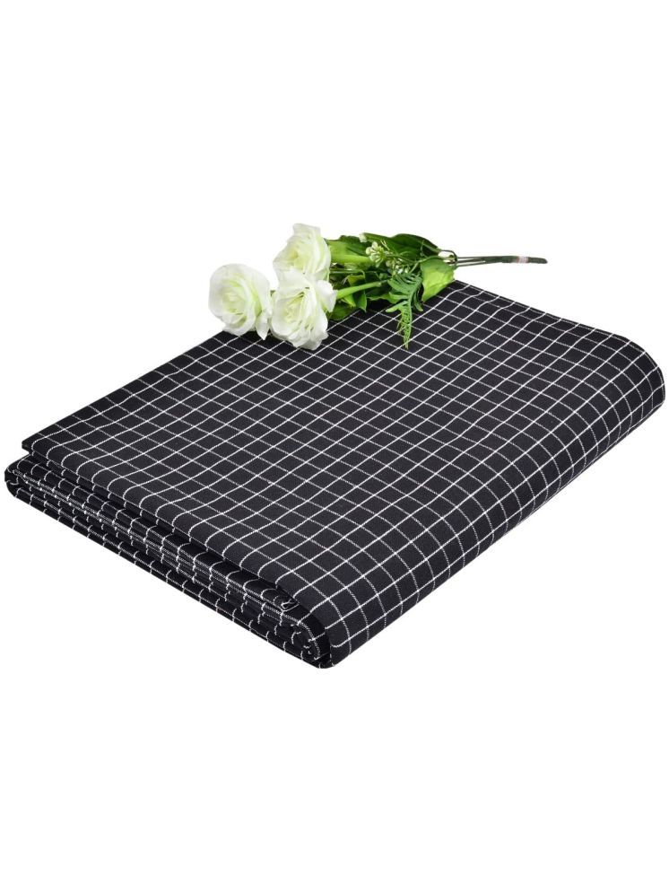     			CRAZYWEAVES Black Double bed 100% Cotton Bedsheet ( 1 pcs )