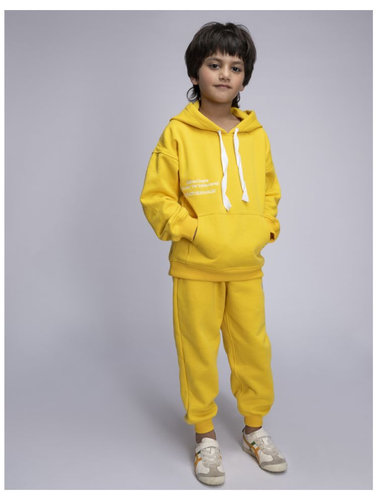     			FANZI Pack of 1 Boys Fleece Tracksuit ( Yellow )