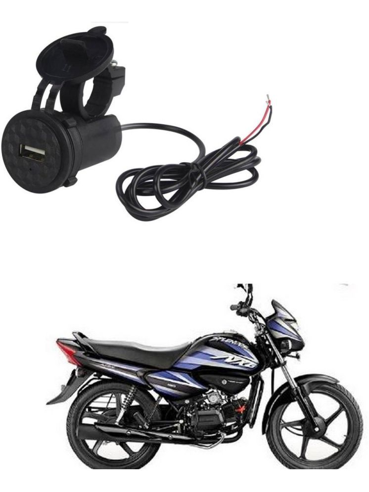     			Hero Splendor NXG Black USB  Bike Charger