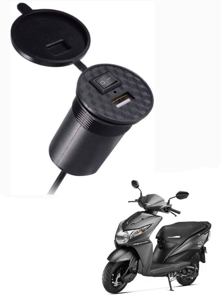     			HondaDio Black USB  Bike Charger