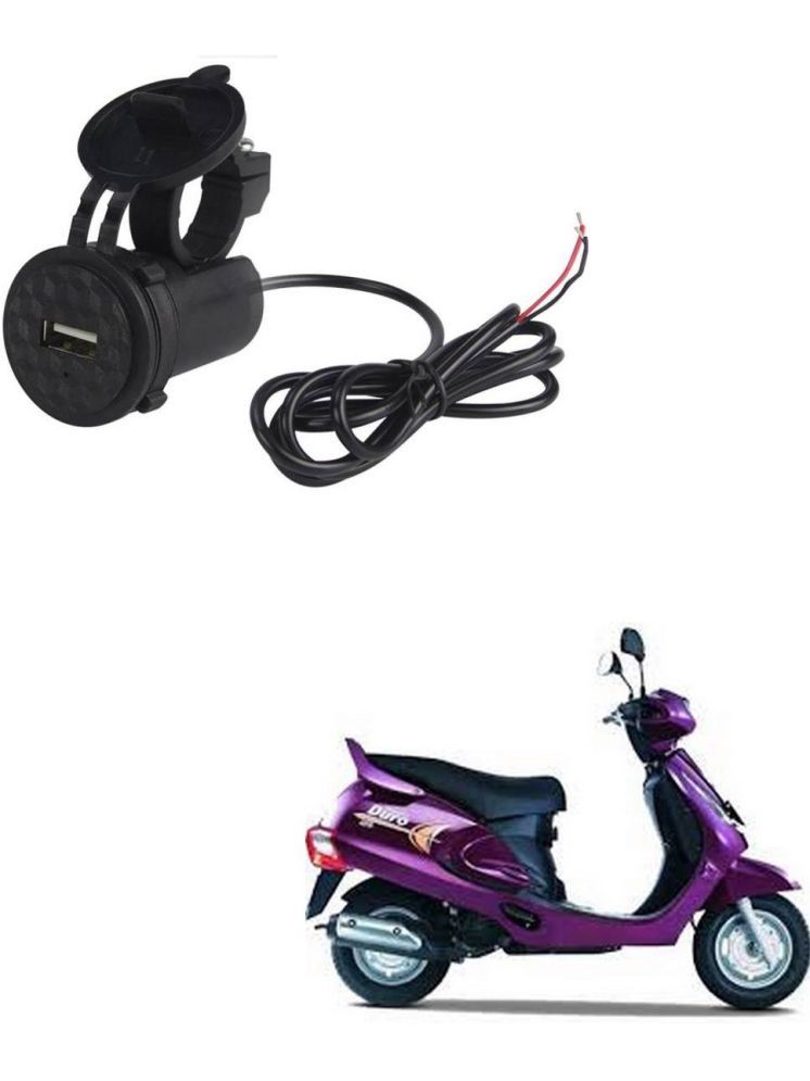     			MahindraDuro DZ Black USB  Bike Charger