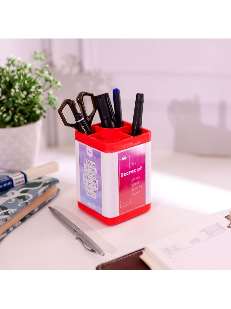     			Pen or Pencil Holder|Plastic Pen Stand|Return Gift|Office Home Desk Organizer