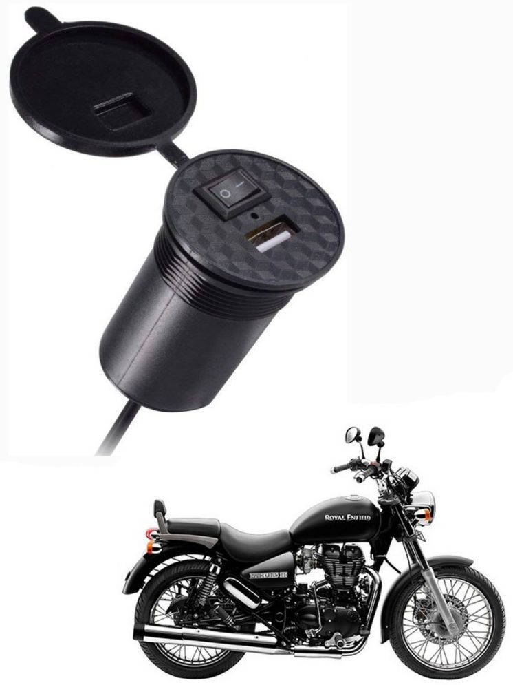     			Royal Enfield All Bike Model Black USB  Bike Charger