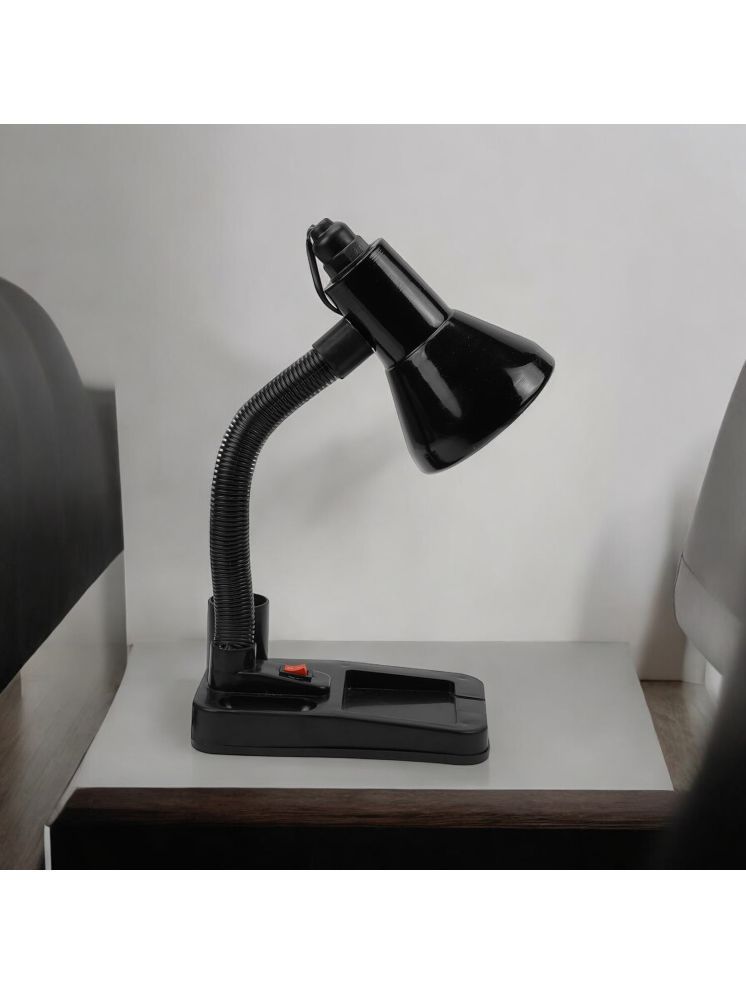     			SPARKWORLD Black Study Table Lamp ( Pack of 1 )