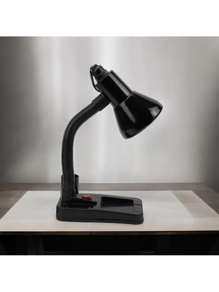     			SPARKWORLD Black Study Table Lamp ( Pack of 1 )