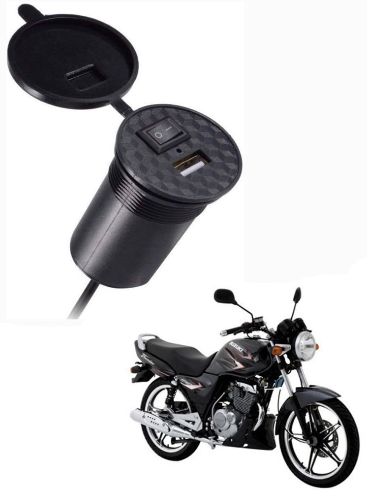     			SuzukiGS Black USB  Bike Charger