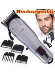 JMALL Rechargeable Clipper Silver Cordless Beard Trimmer With 40 minutes Runtime