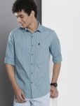 The Indian Garage Co Men Pinstripes Casual Shirt