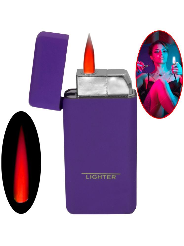     			JMALL Violet Aluminium Cigarette Lighter ( Pack of 1 )