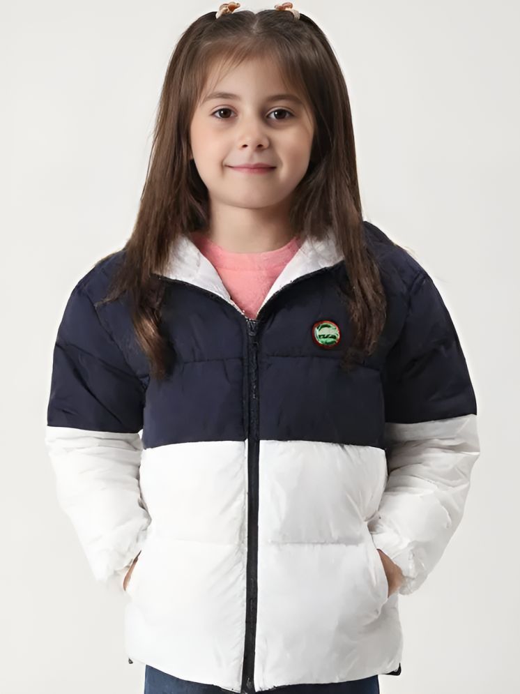     			PPTHEFASHIONHUB Girls Polyester Quilted & Bomber For ( Pack of 1 , Navy )