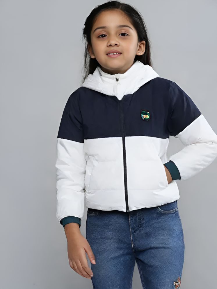     			PPTHEFASHIONHUB Girls Polyester Quilted & Bomber For ( Pack of 1 , Navy )