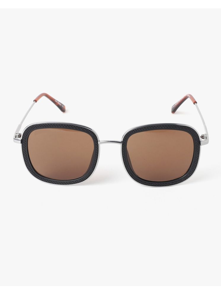     			Sunnies Black Square Sunglasses ( Pack of 1 )