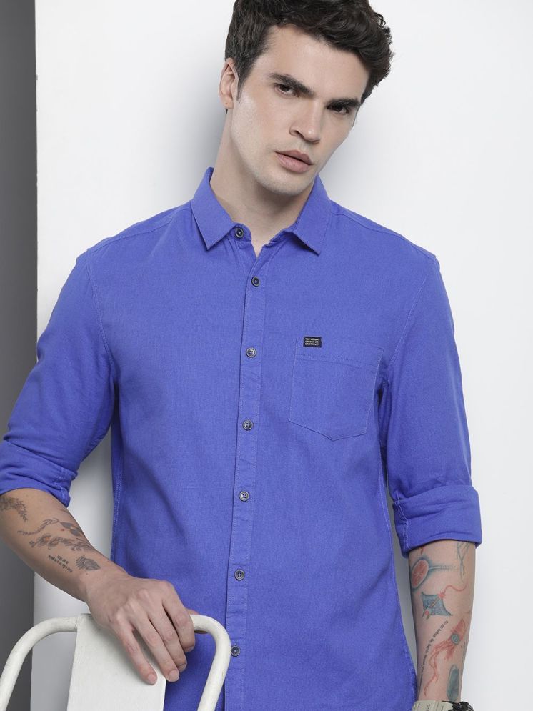     			The Indian Garage Co Slim Fit Opaque Casual Shirt