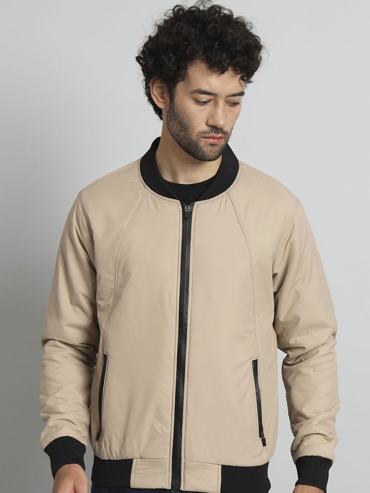     			XFOX Polyester Men's Windcheater Jacket - Beige ( Pack of 1 )