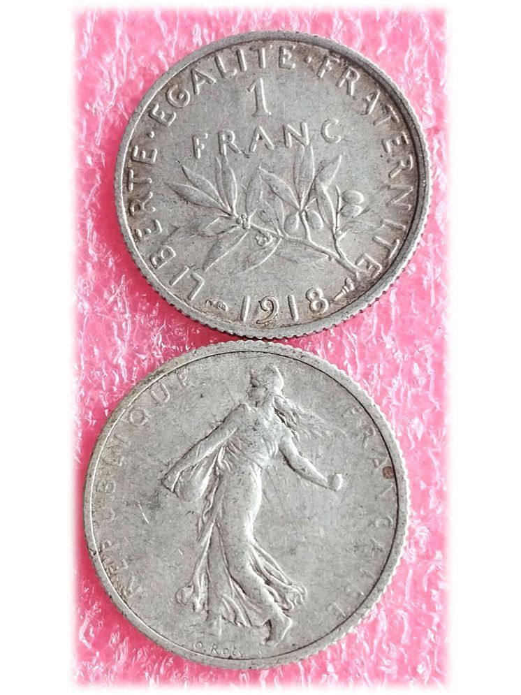     			FRANCE - 1 Franc 1898-1920 Coin Silver (.835) • 5 g • ⌀ 23 mm