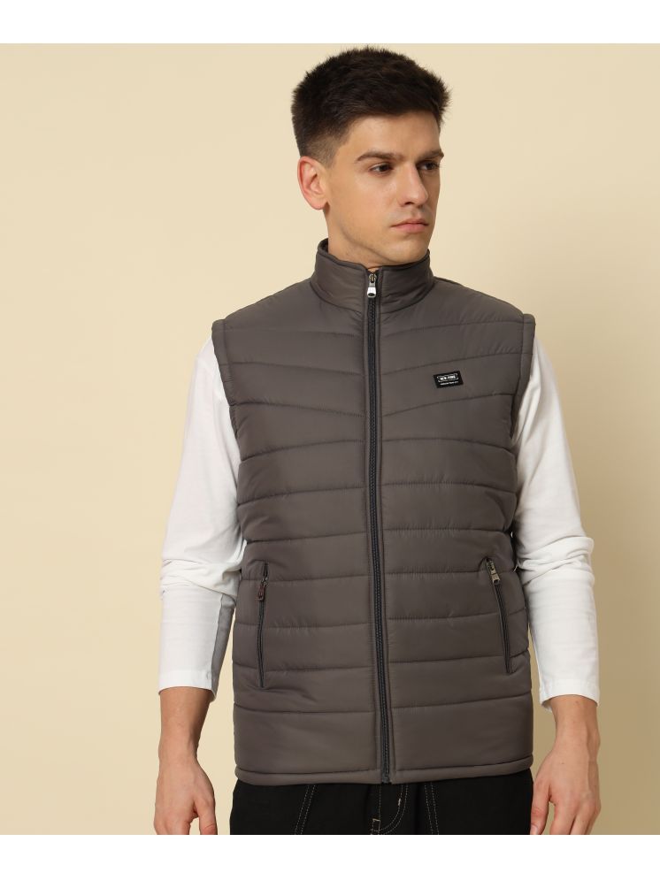     			HEMLOCK Polyester Men's Puffer Jacket - Dark Grey ( Pack of 1 )