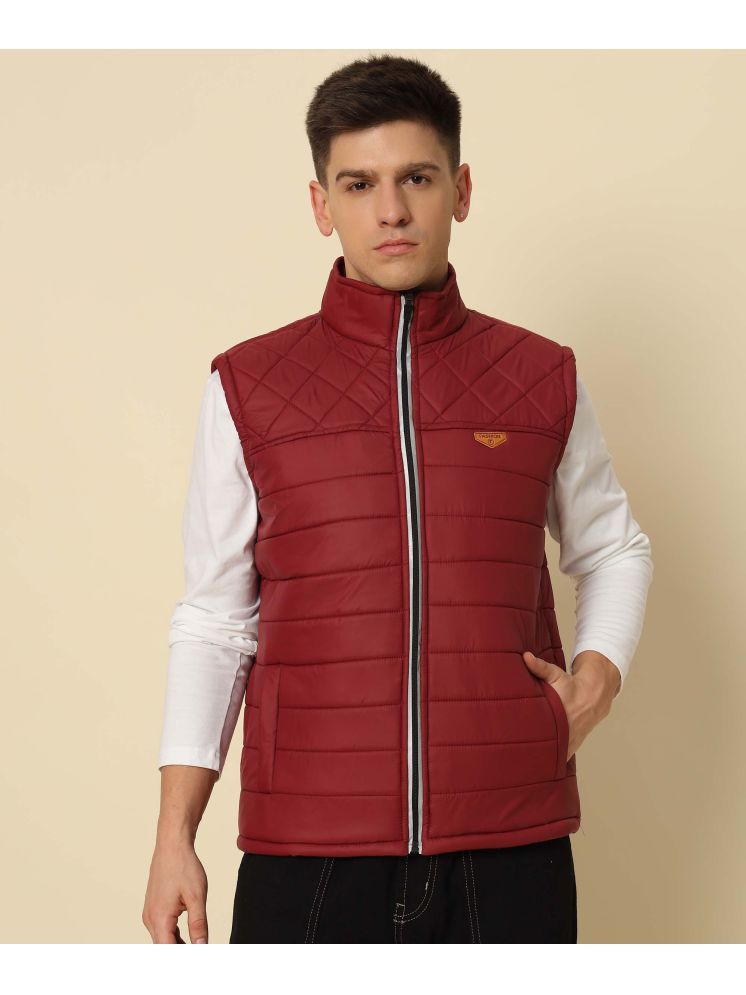     			HEMLOCK Polyester Men's Puffer Jacket - Maroon ( Pack of 1 )