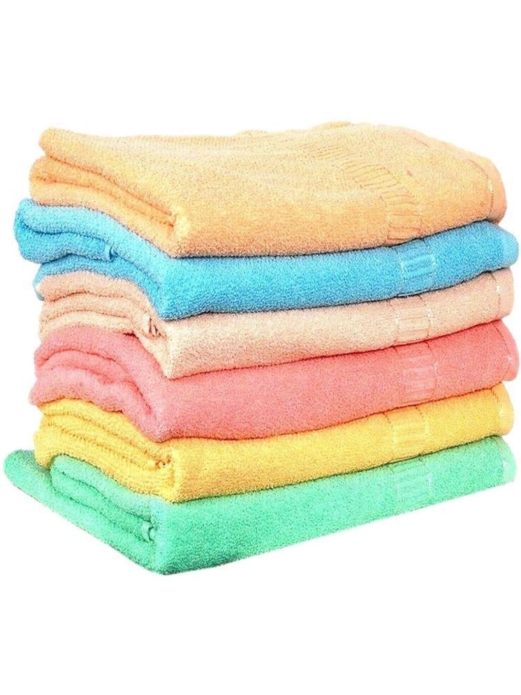     			Ashruta Cotton Self Design Hand Towel 401-450 ( Pack of 6 ) - Multicolor