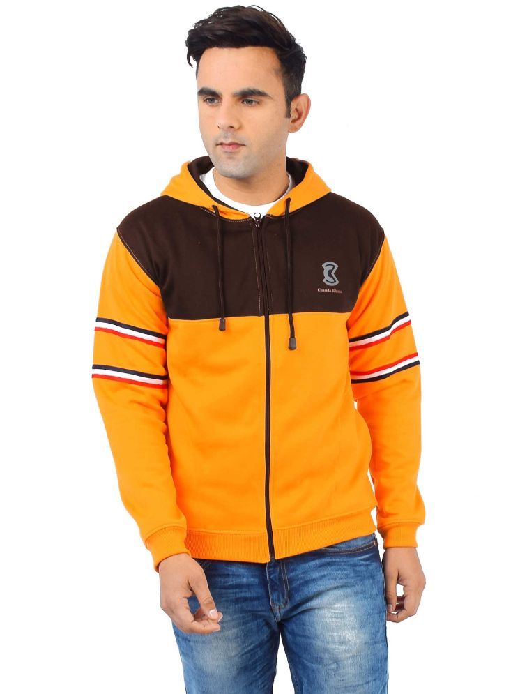     			Chanda Khuba Cotton Blend Hooded Men's Sweatshirt - Brown ( Pack of 1 )