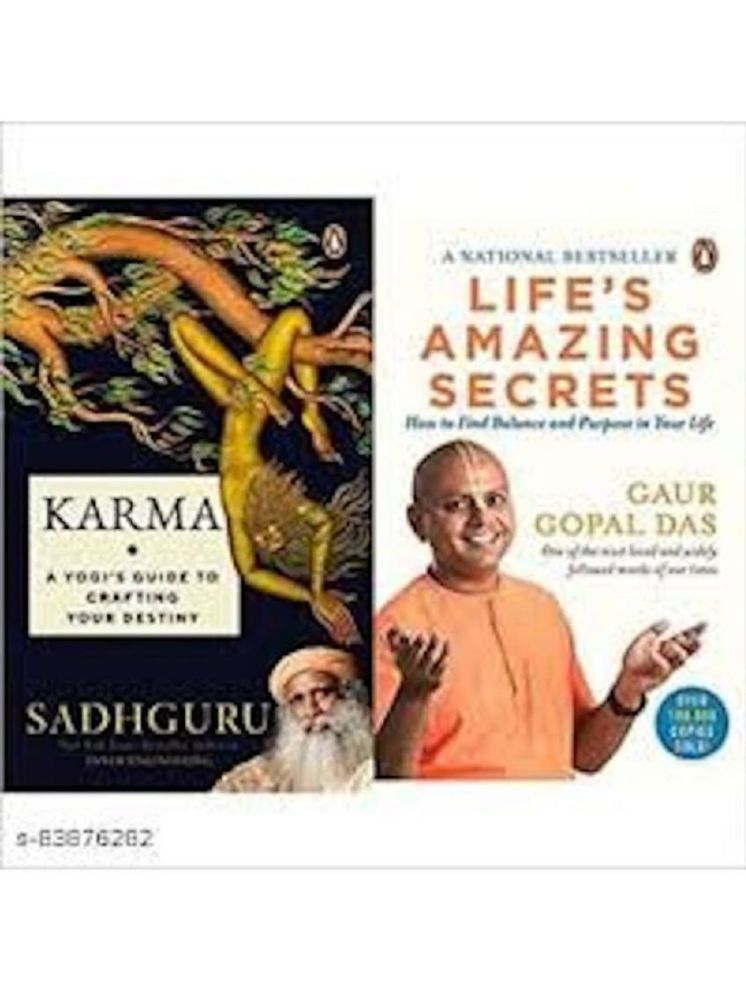     			Combo Of 2( Karma + Life's Amazing Secrets) (Paperback, SADHGURU AND GAUR GOPAL DAS