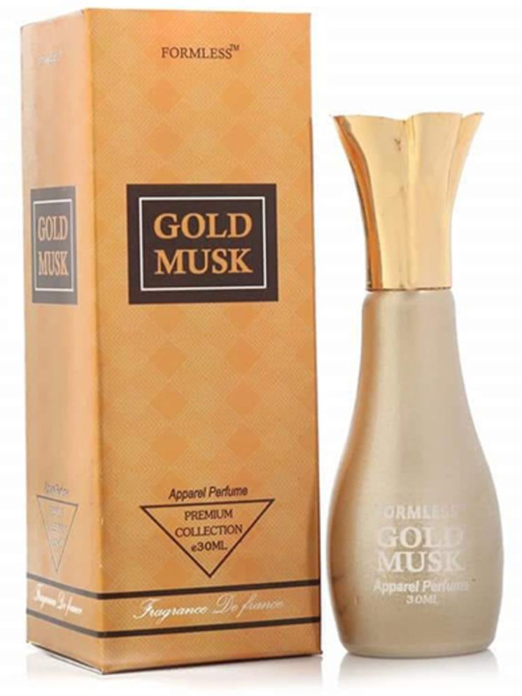     			Formless Gold Musk 30ml Deodorant Spray & Perfume for Unisex 30 ml ( Pack of 1 )