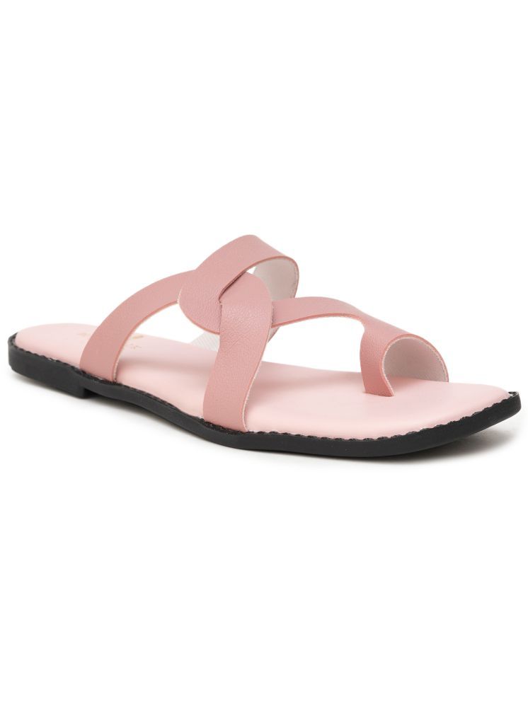     			PLANET WALK Pink Women's Flats