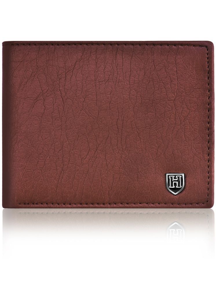     			howdy Brown Faux Leather Men's Regular Wallet ( Pack of 1 )